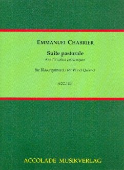 Cover Suite pastorale für Flöte, Oboe, Klarinette, Horn und Fagott Partitur und Stimmen