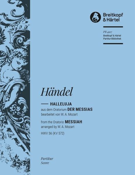 Halleluja aus Der Messias für Chor und Orchester Partitur Halleluja aus Der Messias für Chor und Orchester Partitur