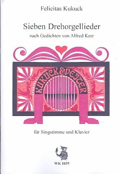 Cover 7 Drehorgellieder für Gesang und klavier