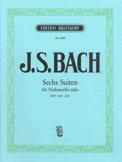 Cover 6 Suiten BWV1007-1012 für Violoncello solo