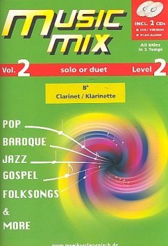 Cover Music Mix vol.2 (+2 CD's) für Klarinette in B