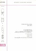 Canzona alla dolc'ombra zu 4 Stimmen Spielpartitur Canzona alla dolc'ombra zu 4 Stimmen Spielpartitur