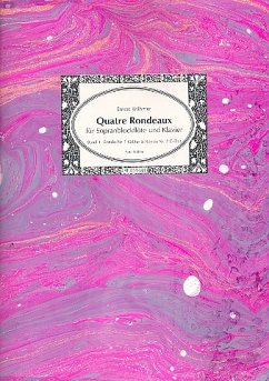 Cover 4 Rondeaux op.33 Band 1 für Sopranblockflöte und Klavier