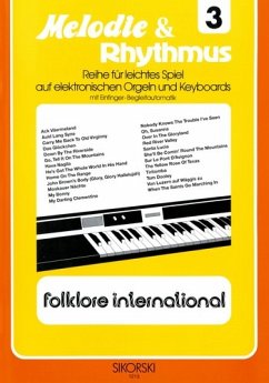 Cover Folklore international: für E-Orgel / Keyboard