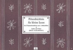 Cover Flötenbüchlein für kleine Leute Band 1 für 3 Blockflöten (SSA) Spielpartitur