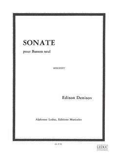 Cover Sonate pour basson seul