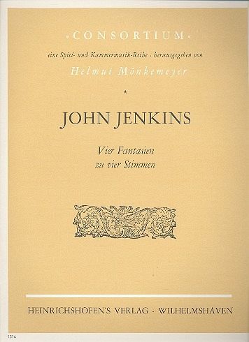 4 Fantasien zu 4 Stimmen Partitur und Stimmen 4 Fantasien zu 4 Stimmen Partitur und Stimmen