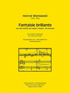 Cover Fantaisie brillante op.20 für Violine und Streichorchester für Violine und Klavier