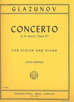 Concerto in a minor op.82 for violin and piano Concerto in a minor op.82 for violin and piano