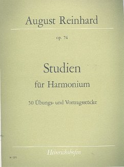 Cover Studien op.74 50 Übungs- und Vortragsstücke für Harmonium
