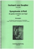 Symphonie d-Moll für Orchester und Orgel Partitur