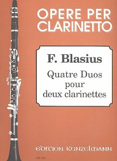 Cover 4 Duos pour 2 clarinettes Stimmen