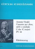 Konzert C-Dur PV44 für Oboe, Streicher und Cembalo für Oboe und Klavier Konzert C-Dur PV44 für Oboe, Streicher und Cembalo für Oboe und Klavier