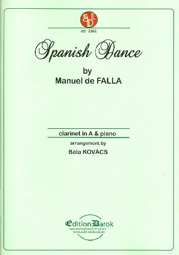 Spanish Dance für Klarinette in A und Klavier