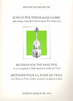Cover Schule für Tenor-Bass-Gambe oder 6-saitige Tenor-Bass-Fidel in Quart-Terz-Stimmung