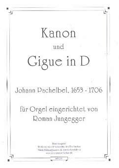 Cover Kanon und Gigue für Orgel
