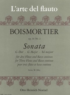 Cover Sonate G-Dur op.34,2 für 3 Flöten und Bc