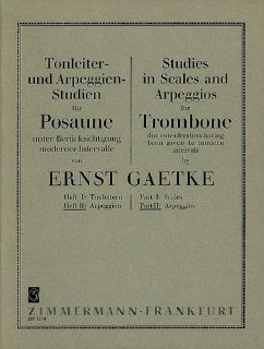 Cover Tonleiter- und Arpeggienstudien Band 2 für Posaune
