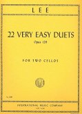 22 very easy Duets op.126 for 2 violoncellos score 22 very easy Duets op.126 for 2 violoncellos score