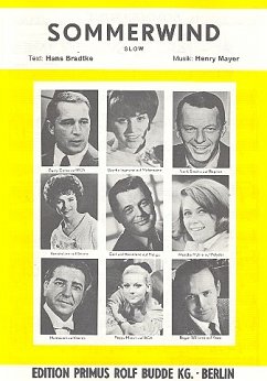 Cover Sommerwind Einzelausgabe für Gesang und Klavier