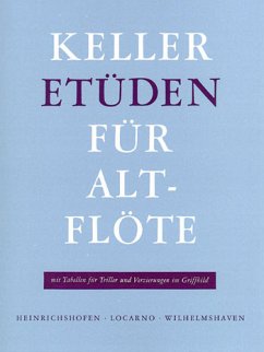 Cover Etüden für Altblockflöte