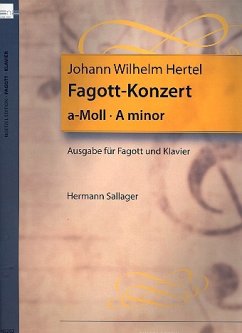 Cover Konzert a-Moll für Fagott und Orchester für Fagott und Klavier