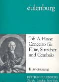 Concerto F-Dur für Flöte, Streicher und Cembalo für Flöte und Klavier Concerto F-Dur für Flöte, Streicher und Cembalo für Flöte und Klavier
