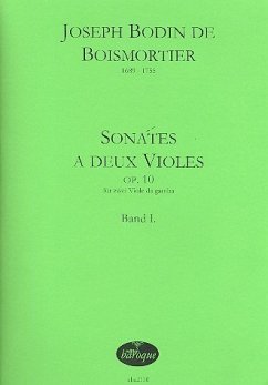 Cover Sonates a deux violes op.10 Band 1 (nos.1-3) für 2 Viole da gamba 2 Spielpartituren