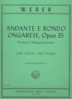 Andante e rondo ongarese op.35 for viola and piano Cover Andante e rondo ongarese op.35 for viola and piano