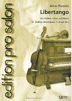 Cover Libertango für Violine, Violoncello und Klavier (weitere C- und B-Stimmen ad lib) Partitur und Stimmen