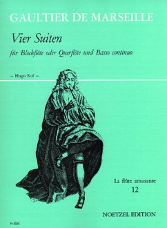 Cover 4 Suiten für Blockflöte (Flöte) und Bc