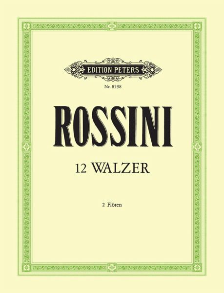 12 Walzer für 2 Flöten Spielpartitur