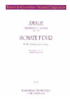 Cover Sonate F-Dur für Flöte (Violine) und Cembalo Partitur und Stimmen