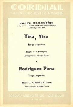 Cover Yira yira und Rodriguez pena: für Salonorchester