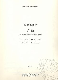 Cover Aria aus der Suite a-Moll op.103a für Violoncello und Klavier