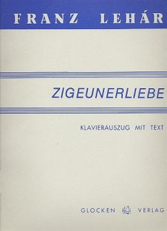 Cover Zigeunerliebe Klavierauszug (dt)