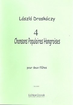 Cover 4 chansons populaires Hongroises for 2 flutes score