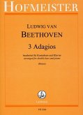 3 Adagios für Kontrabass und Klavier 3 Adagios für Kontrabass und Klavier