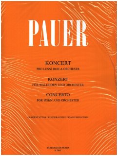 Cover Concerto für Waldhorn und Orchester Klavierauszug mit Solostimme