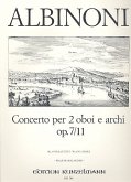 Concerto D-Dur op.7,11 für 2 Oboen und Streicher für 2 Oboen und Klavier Concerto D-Dur op.7,11 für 2 Oboen und Streicher für 2 Oboen und Klavier