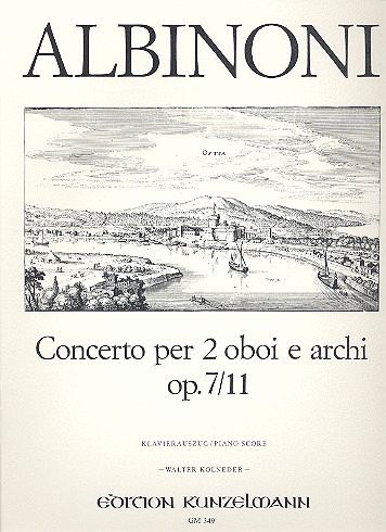 Concerto D-Dur op.7,11 für 2 Oboen und Streicher für 2 Oboen und Klavier