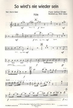 Cover So wird's nie wieder sein und Happy Day: für Salonorchester Ergänzungsstimmen