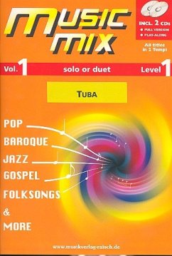 Cover Music Mix vol.1 (+2 CD's) für Tuba Bassschlüssel