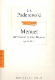 Menuett G-Dur op.14,1 für Klavier Menuett G-Dur op.14,1 für Klavier