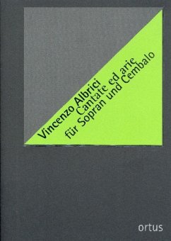 Cover Cantate ed arie für Sopran und Cembalo Partitur