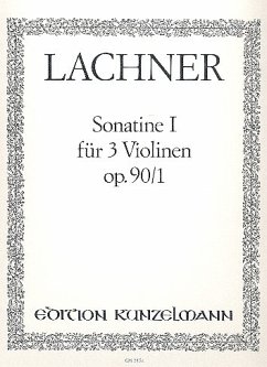 Cover Sonatine G-Dur op.90,1 für 3 Violinen 3 Stimmen