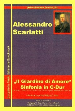 Cover Il giardino di amore C-Dur für Trompete, Streicher und Bc Partitur und Stimmen