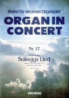 Solvejgs Lied aus der Peer-Gynt-Suite Nr.2 für E-Orgel