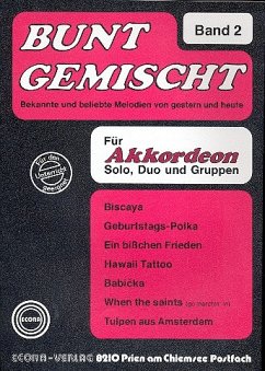Bunt gemischt Band 2 für Akkordeon