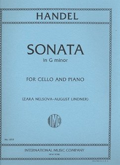 Sonata g minor for violoncello and piano Cover Sonata g minor for violoncello and piano
